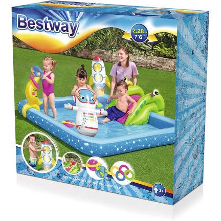 53126 Wodny Plac Zabaw Basen + Zjeżdżalnia Bestway