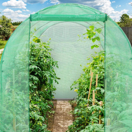 TG71371 FOLIA ZAMIENNA NA TUNEL FOLIOWY POSZYCIE SZKLARNIA ZIELONA 4X2,5M