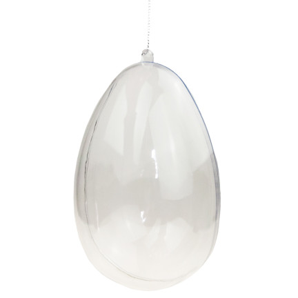 TG60440 Jajko akrylowe, jajo plastikowe 16cm, do ozdabiania, ozdoby wielkanocne