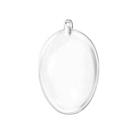 TG60439 Jajko akrylowe składane, jajo plastikowe 13cm, do ozdabiania, ozdoby wielkanocne