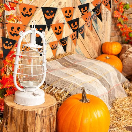 TG44472 GIRLANDA HALLOWEEN Z BALONAMI DEKORACJA DUŻA 3M