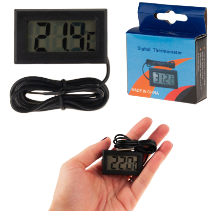 AF23 TERMOMETR ELEKTRONICZNY LCD Z SONDĄ DO AKWARIUM