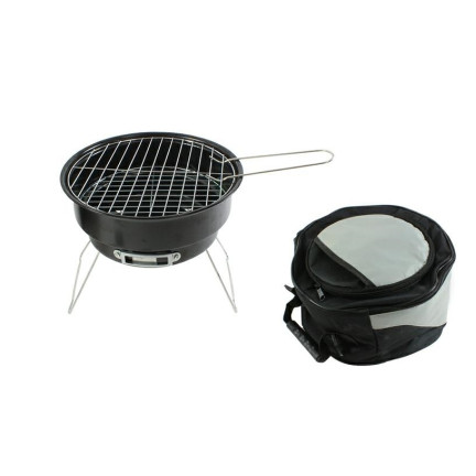 SS74 Grill przenośny turystyczny, składany węglowy grill