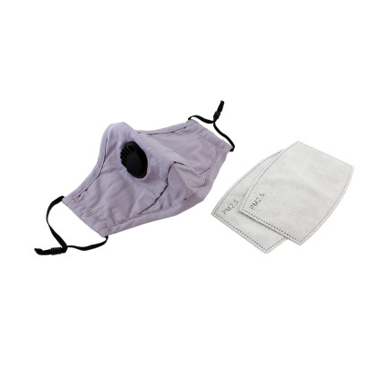 AG303F Maseczka sportowa 2 filtry MASKA PM 2.5 Z ZAWOREM