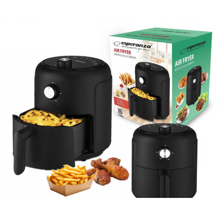 EKA001 AIR FRYER FRYTKOWNICA BEZTŁUSZCZOWA 2.6L AIRFRYER BEZ TŁUSZCZU OLEJU 1000W