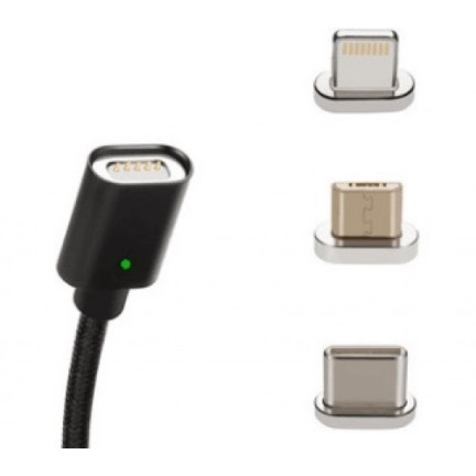 AK239 MAGNETYCZNY KABEL MICRO USB 3w1