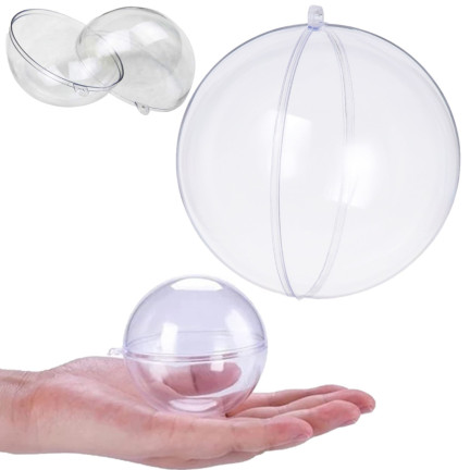 TG39029-BN BOMBKA AKRYLOWA ZESTAW 12szt 5CM KULA PEŁNA SKŁADANA KULE BOMBKI PLASTIK