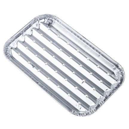 AMS0256 TACKI NA GRILL DO GRILLOWANIA SMAŻENIA ALUMINIOWE 5SZT. 18x11CM TACKA