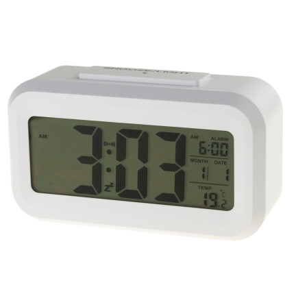 AP29 BUDZIK CYFROWY ZEGAR DUŻY LCD TERMOMETR KALENDARZ NA BIURKO DRZEMKA