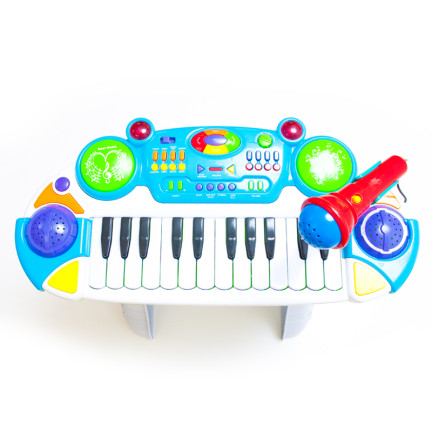 B15 ORGANKI NA STOJAKU Z MIKROFONEM +TABORET