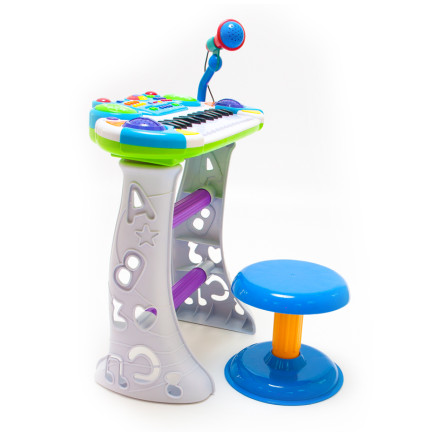 B15 ORGANKI NA STOJAKU Z MIKROFONEM +TABORET