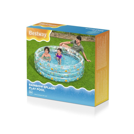 51048 BASEN OGRODOWY BASENIK DLA DZIECI BRODZIK TROPICAL 170X53 CM BESTWAY