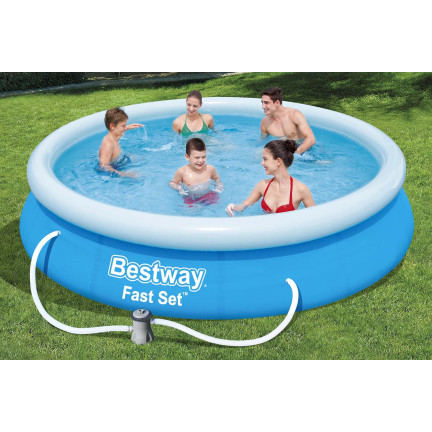 57274 BASEN OGRODOWY ROZPOROWY 366x76cm BESTWAY + POMPA