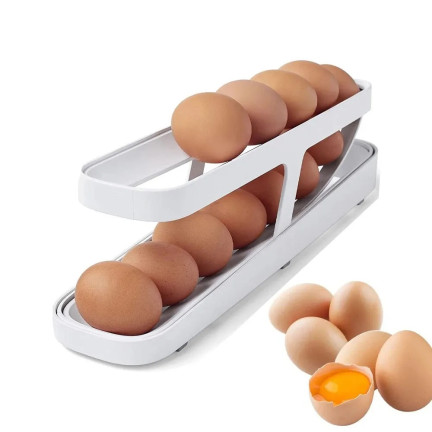 TG80294 POJEMNIK NA JAJKA BOX ORGANIZER DO LODÓWKI PUDEŁKO SZUFLADA DO JAJ PUDEŁKO