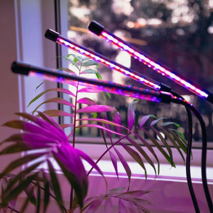 IM010 3 RAMIENNA LAMPA DO WZROSTU ROŚLIN DOŚWIETLANIA 60 LED TIMER + PILOT
