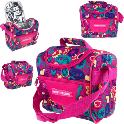 C136002 LUNCH BAG TORBA TERMICZNA RÓŻOWA DZIECIĘCA