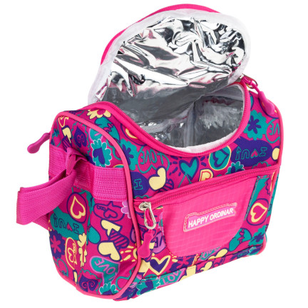 C136002 LUNCH BAG TORBA TERMICZNA RÓŻOWA DZIECIĘCA
