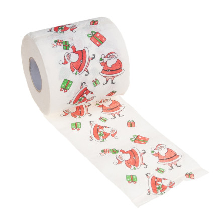 TG63141-5 ŚWIĄTECZNY PAPIER TOALETOWY ŚMIESZNE MIKOŁAJE NA PREZENT OZDOBNA ŁAZIENKI