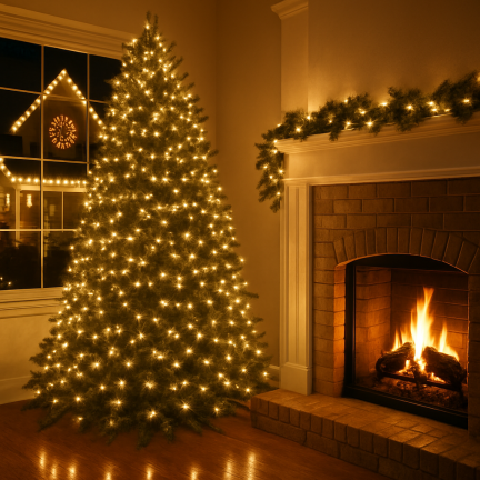 Lampki led 300l, ciepłe białe+zimny flash, choinkowe, świąteczne, wewnętrzne, zewnętrzne, 3+15m