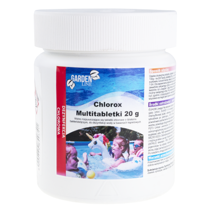 CHEM9341 CHLOROX TABLETKI CHLORU CHLOROWE MULTITABLETKI 20Gx20SZT. 400G