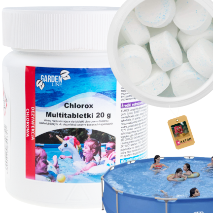 CHEM9341 CHLOROX TABLETKI CHLORU CHLOROWE MULTITABLETKI 20Gx20SZT. 400G