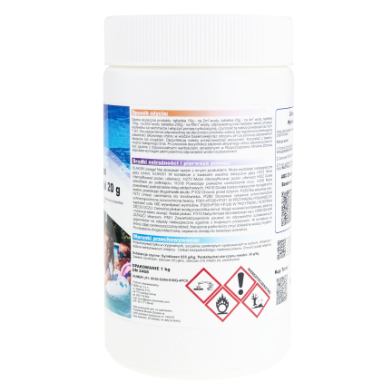 CHEM9358 CHLOROX MULTITABLETKI TABLETKI CHLORU CHLOROWE CHEMIA BASENOWA 1KG