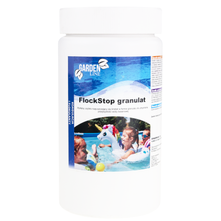 CHEM9488 FLOCKSTOP GRANULAT DO KOALUGACJI WODY W BASENIE CZYSTA WODA 1KG