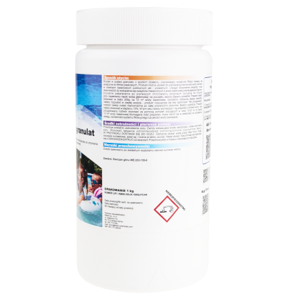 CHEM9488 FLOCKSTOP GRANULAT DO KOALUGACJI WODY W BASENIE CZYSTA WODA 1KG