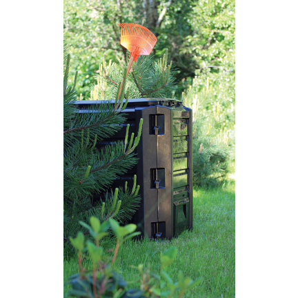 IKL380C KOMPOSTOWNIK MODUŁOWY 380L MROZOODPORNY NA KOMPOST