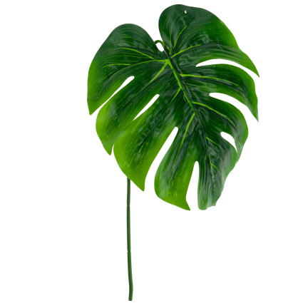 CV13754 GAŁĄZKA KWIATOWA SZTUCZNA MONSTERA LIŚĆ MONSTERY