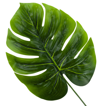 CV13754 GAŁĄZKA KWIATOWA SZTUCZNA MONSTERA LIŚĆ MONSTERY
