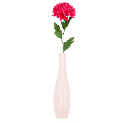 CV14384-13 CHRYZANTEMA GAŁĄZKA 70cm SZTUCZNE KWIATY DO STROIKA DUŻY KWIAT 13cm NA GRÓB czerwona