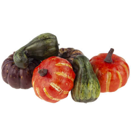 CV23694 SZTUCZNE DYNIE W WORKU DYNIA OZDOBA JESIENNA HALLOWEEN
