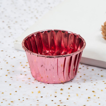 TG80292-4 PAPILOTKI DO MUFFINEK KUBECZKI FOREMKI NA BABECZKI 50szt. BŁYSZCZĄCE