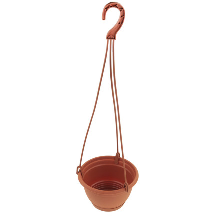 DAGW3-R624 DONICZKA DONICA PRODUKCYJNA WISZĄCA O 21cm BALKONOWA OKRĄGŁA Z HAKIEM 3,8L