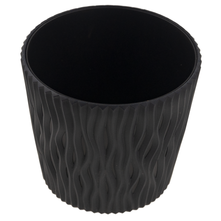 DSR190-S433 DONICZKA AŻUR ŻŁOBIENIA ANTRACYTOWA Z WKŁADEM OSŁONKA 3L SANDY ROUND
