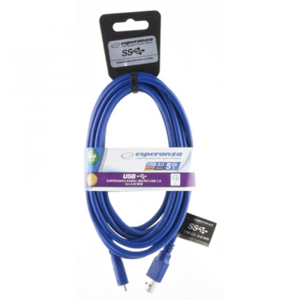 EB163 ESPERANZA KABEL MICRO USB 3.0 A-B M/M 3.0M
