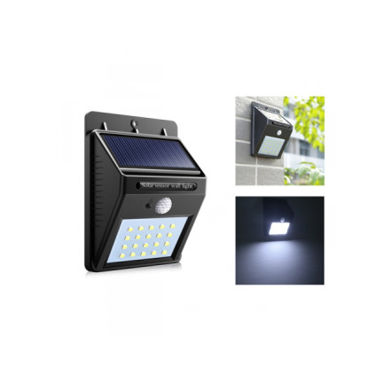 WW40HALOGEN LAMPA SOLARNA 20 LED Z CZUJNIKIEM RUCHU