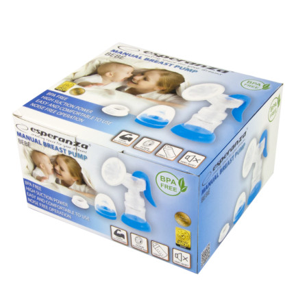 ECM002B LAKTATOR RĘCZNY ODCIĄGACZ POKARMU MLEKA + BUTELKA 150ML