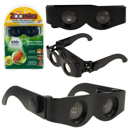EE21 OKULARY LUPA ZOOM ZOOMIES Z TV 400% LORNETKA