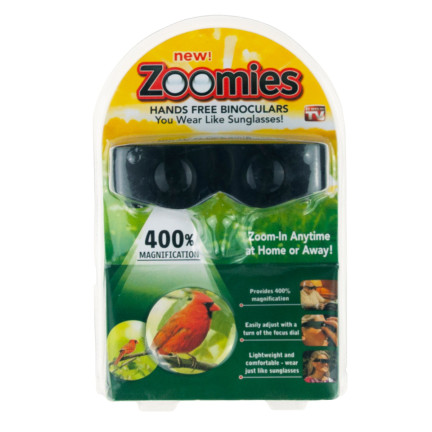 EE21 OKULARY LUPA ZOOM ZOOMIES Z TV 400% LORNETKA