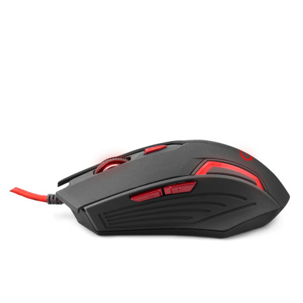 EGM205R ESPERANZA MYSZ PRZEWOD. DLA GRACZY 6D OPT. USB MX205 FIGHTER CZERWONA