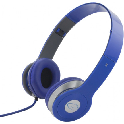 EH145B SŁUCHAWKI AUDIO jack TECHNO NIEBIESKIE