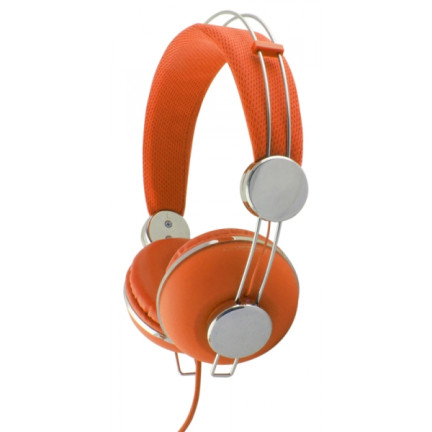 EH149O SŁUCHAWKI AUDIO MACAU POMARAŃCZOWE jack kolory