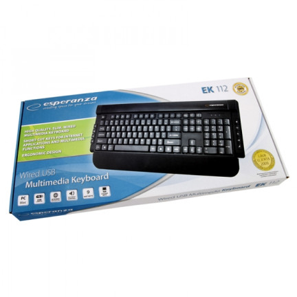 EK112 ESPERANZA KLAWIATURA PRZEWODOWA MULTIMEDIALNA USB AUSTIN