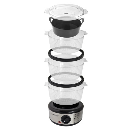 EKG009 PAROWAR - GOTOWANIE NA PARZE TIMER 3 poziomy MISKA