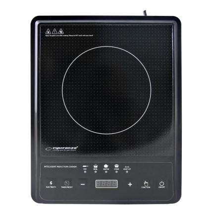 EKH011 PŁYTA INDUKCYJNA KUCHENKA ELEKTRYCZNA 2000W TIMER MINUTNIK LCD 5-TRYBÓW