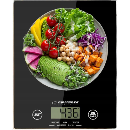 EKS002K WAGA kuchenna elektroniczna lcd LEMON esperanza
