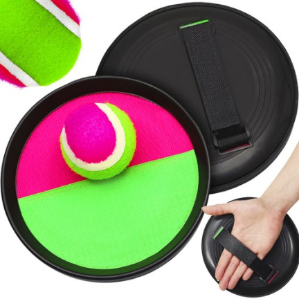 TG71643 Rzepy catch ball, paletki rzepowe z piłką, gra rzucaj i łap, gra zręcznościowa