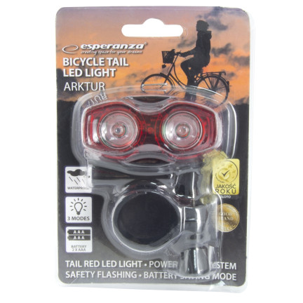 EOT013 LAMPKA LED ROWEROWA NA TYŁ MOCNE CZERWONE ŚWIATŁO